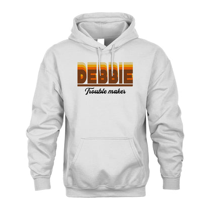 Your Name Trouble Maker Funny Shirt DEBBIE M1-34