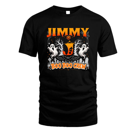 Boo Boo Crew Halloween Custom Name Shirt JIMMY M1-28