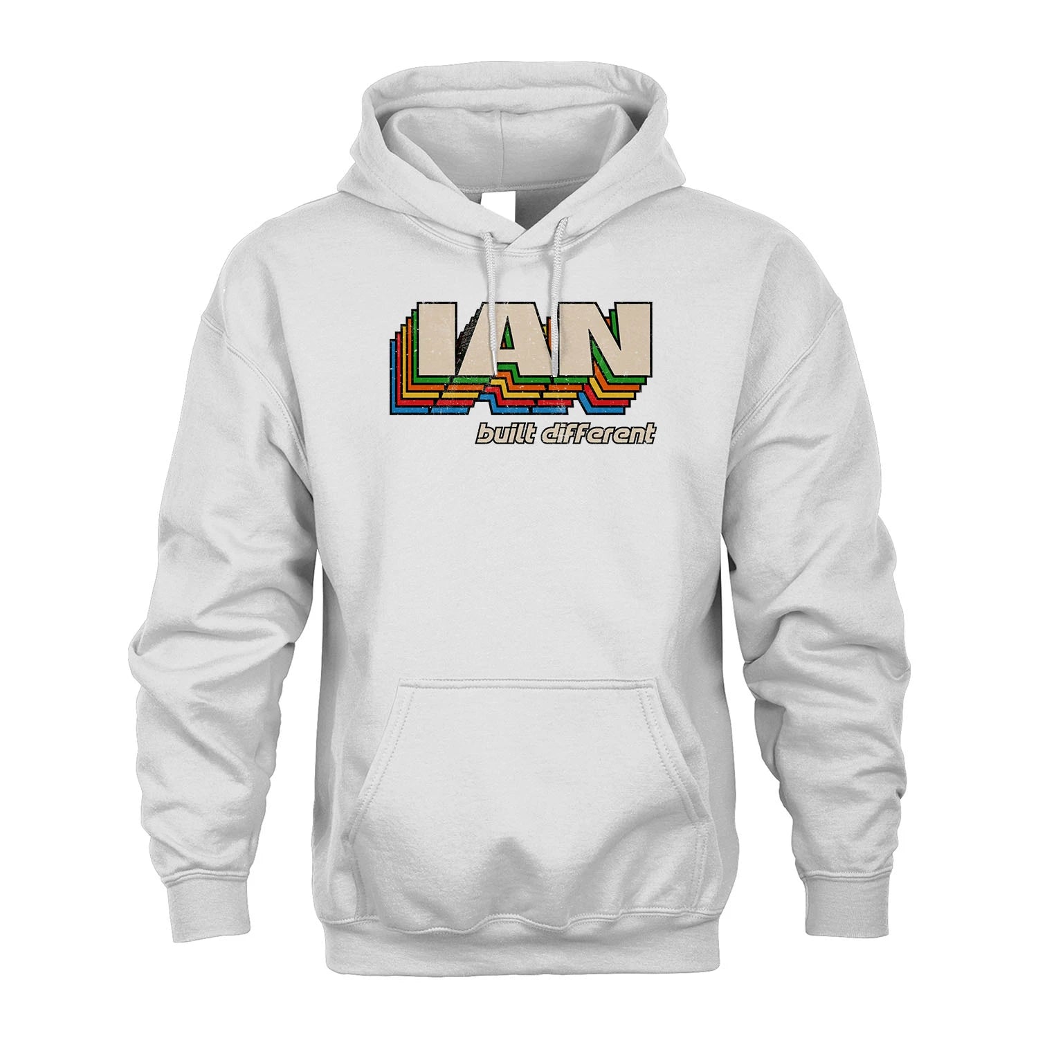 Your Name Built Different Retro Shirt IAN M1-26