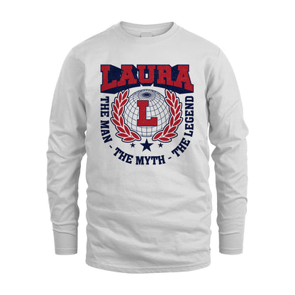 The Man The Myth The Legend Logo Shirt LAURA M1-30