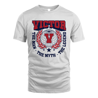 The Man The Myth The Legend Logo Shirt VICTOR M1-30