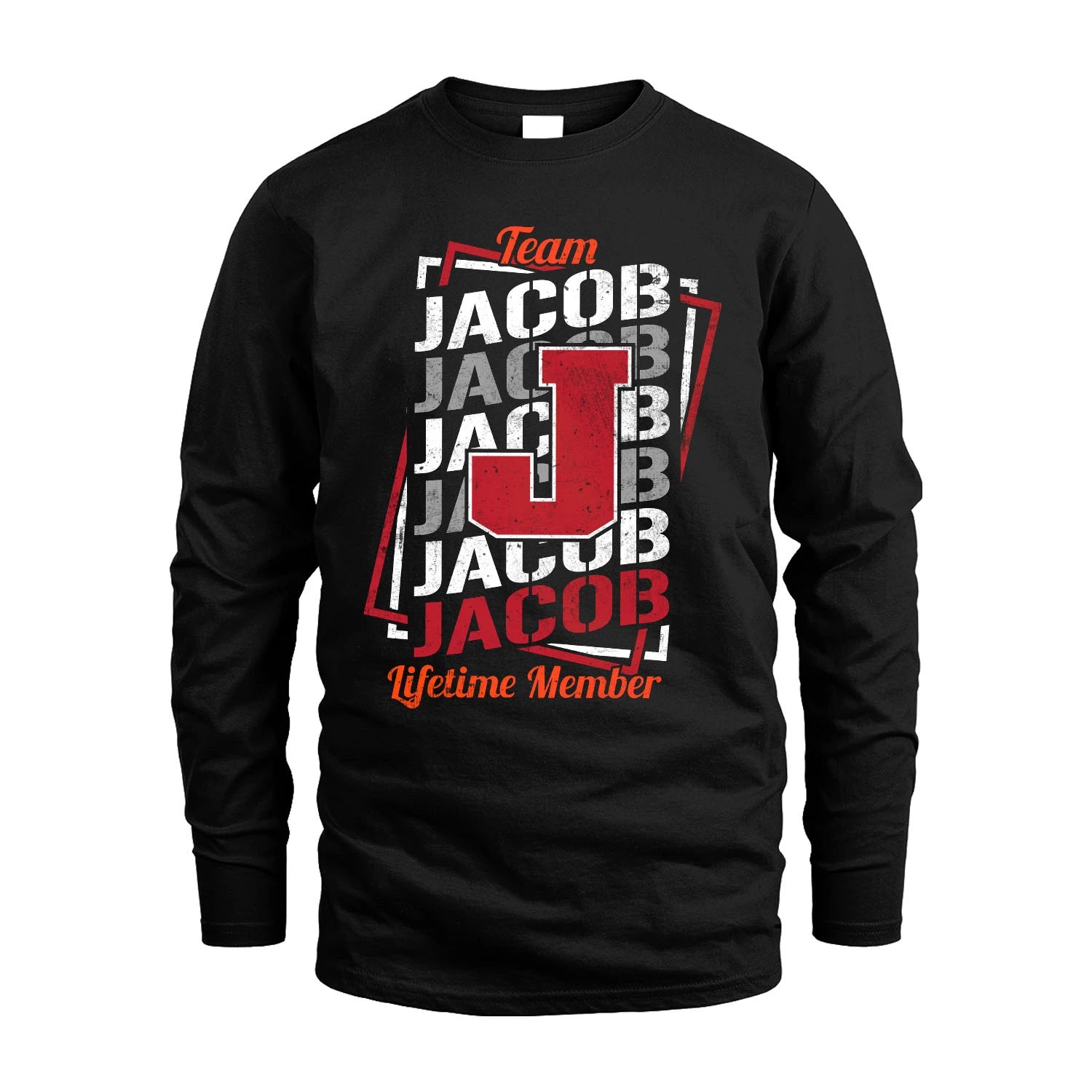 Team Your Name Lifetime Member Sporty Shirt JACOB M1-25