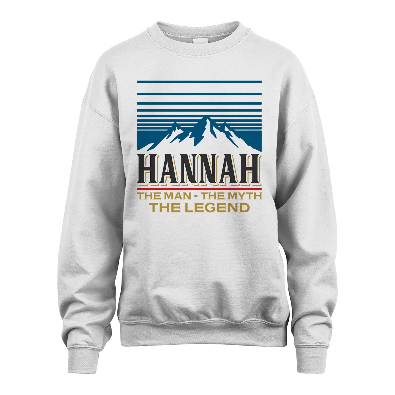 The Man The Myth The Legend Vintage Mountain Shirt HANNAH M1-19