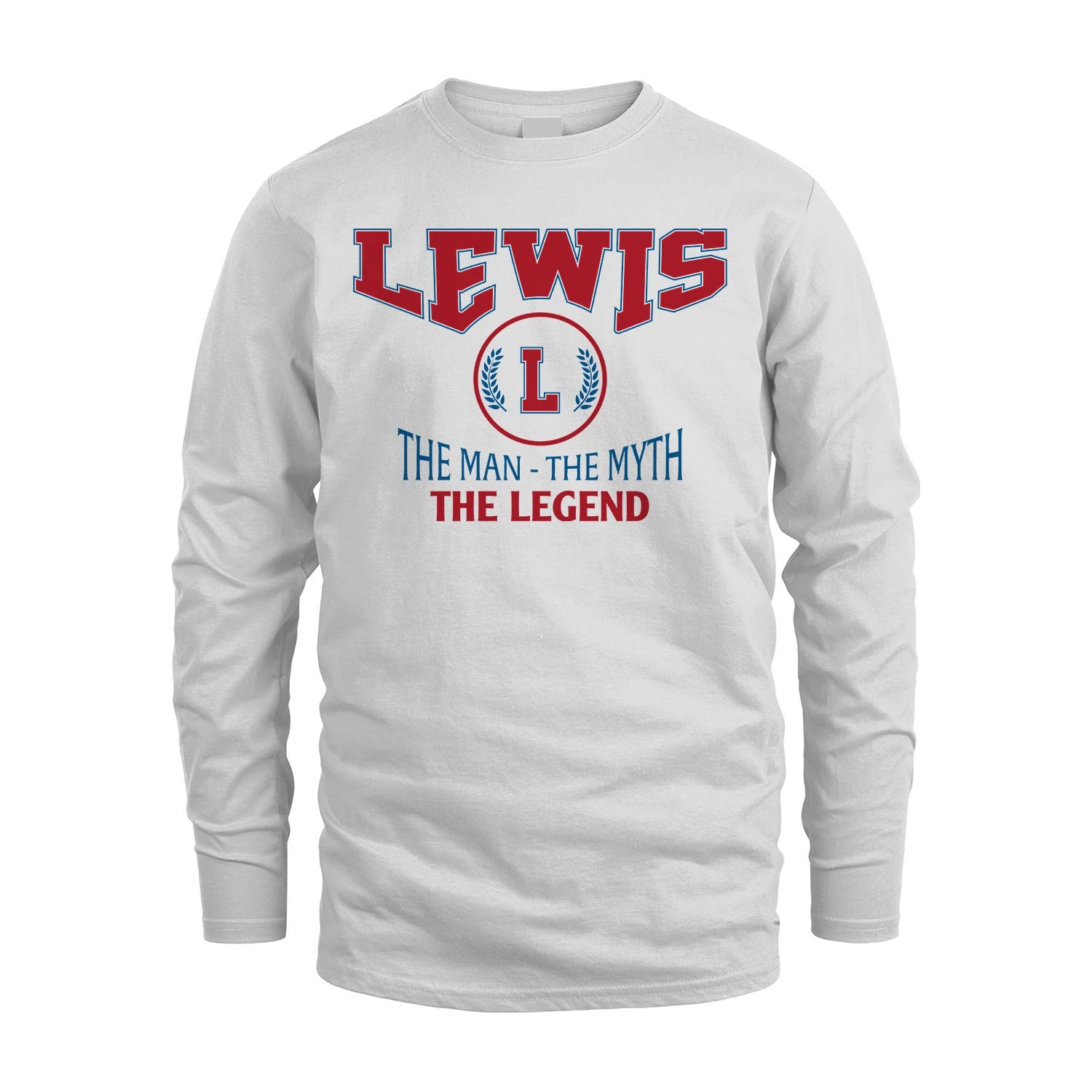 The Man The Myth The Legend Jet Style Shirt LEWIS M1-9