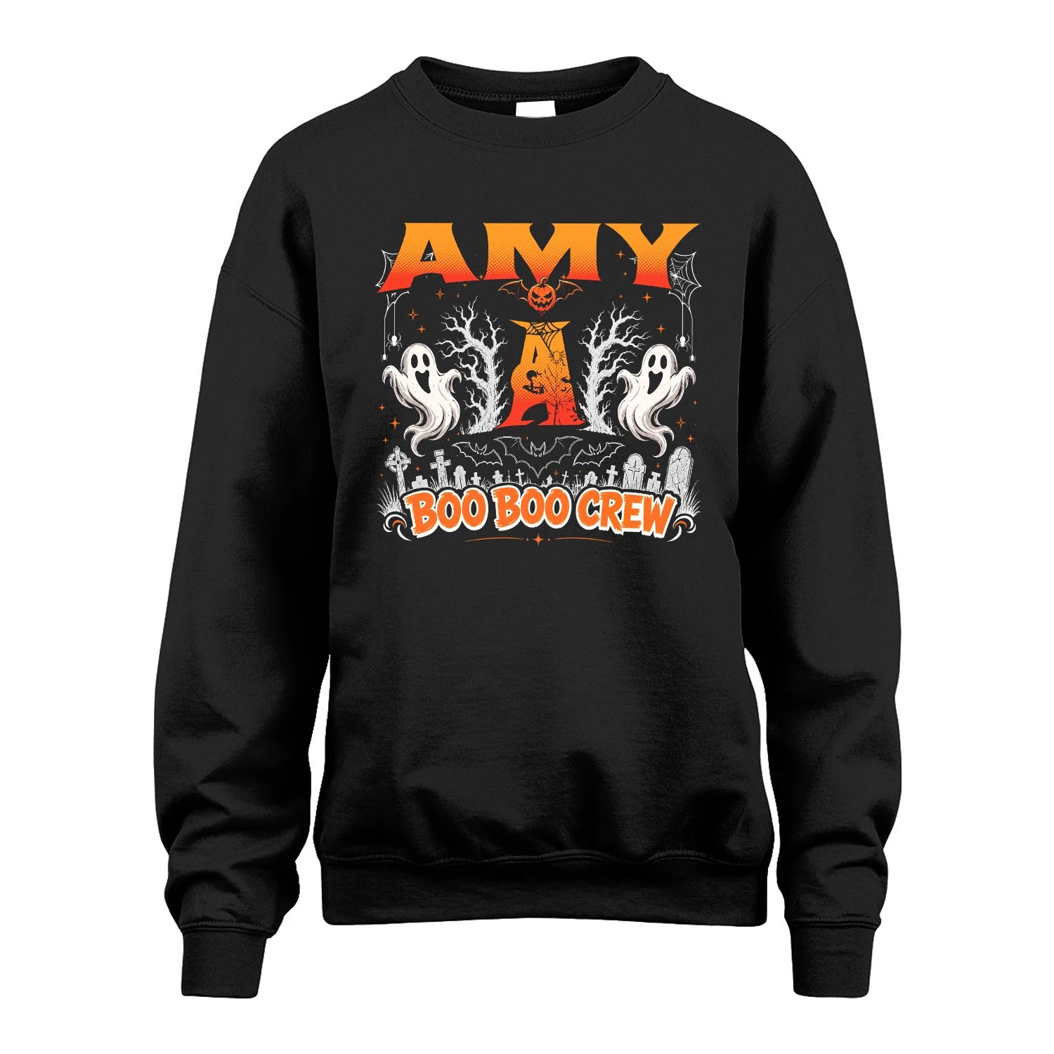 Boo Boo Crew Halloween Custom Name Shirt AMY M1-28