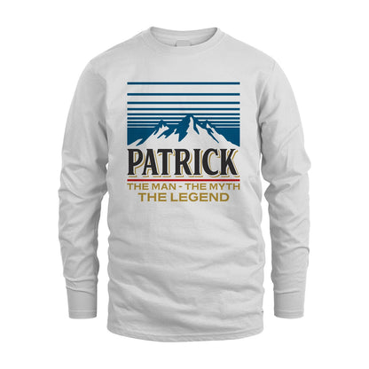 The Man The Myth The Legend Vintage Mountain Shirt PATRICK M1-19