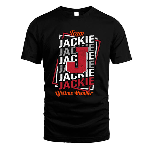 Team Your Name Lifetime Member Sporty Shirt JACKIE M1-25