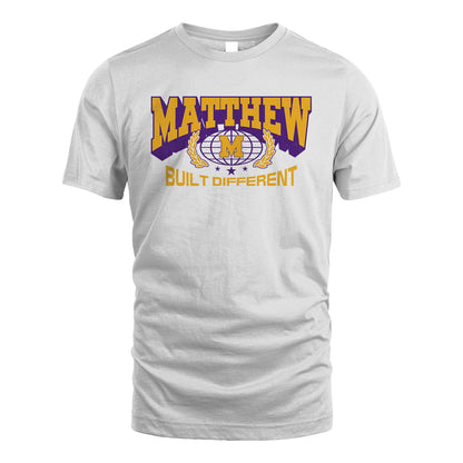 Your Name Built Different Sporty Shirt MATTHEW M1-32
