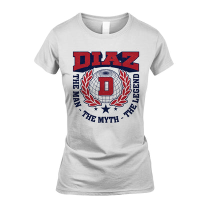 The Man The Myth The Legend Logo Shirt DIAZ M1-30