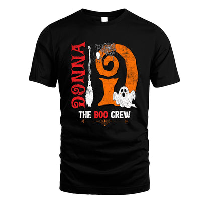 The Boo Crew Halloween With Your Name Shirt DONNA M1-23