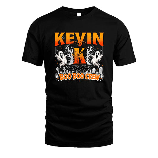 Boo Boo Crew Halloween Custom Name Shirt KEVIN M1-28