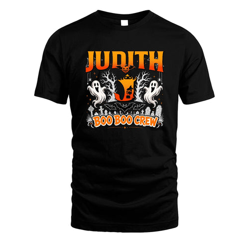 Boo Boo Crew Halloween Custom Name Shirt JUDITH M1-28