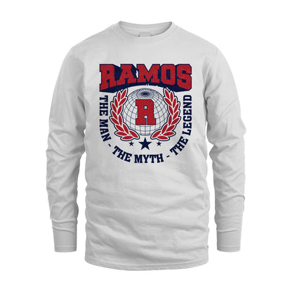 The Man The Myth The Legend Logo Shirt RAMOS M1-30