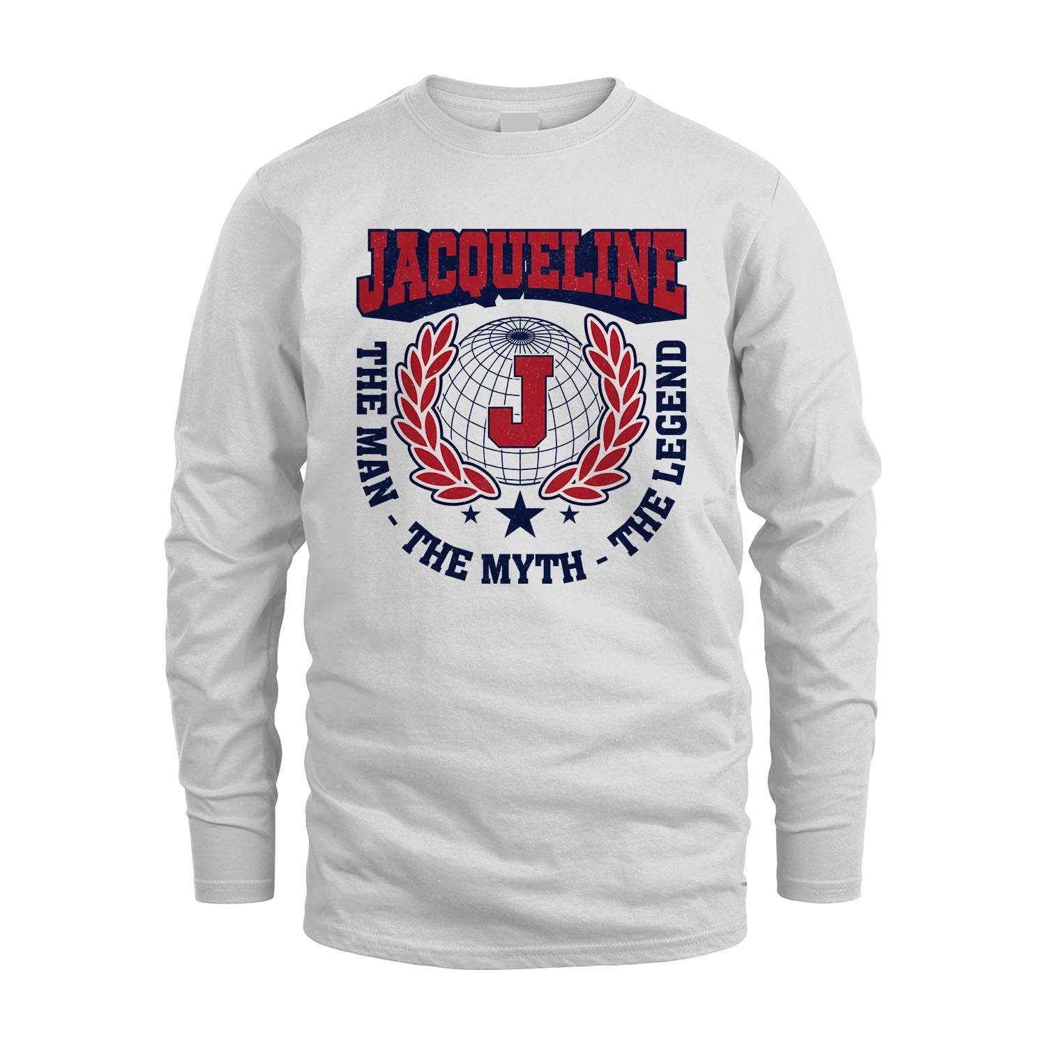 The Man The Myth The Legend Logo Shirt JACQUELINE M1-30
