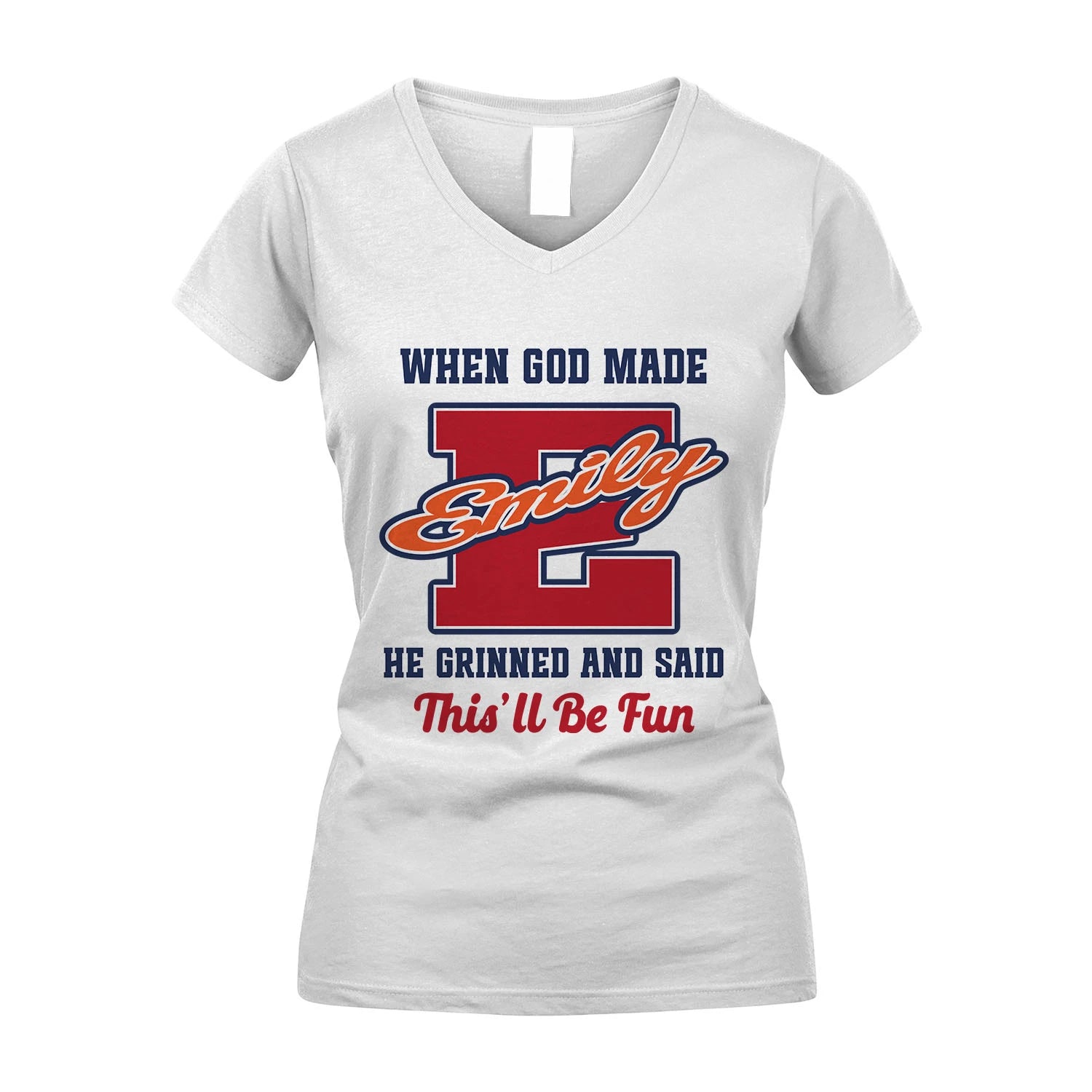 God Made Your Name Custom Shirt EMILY M1-16