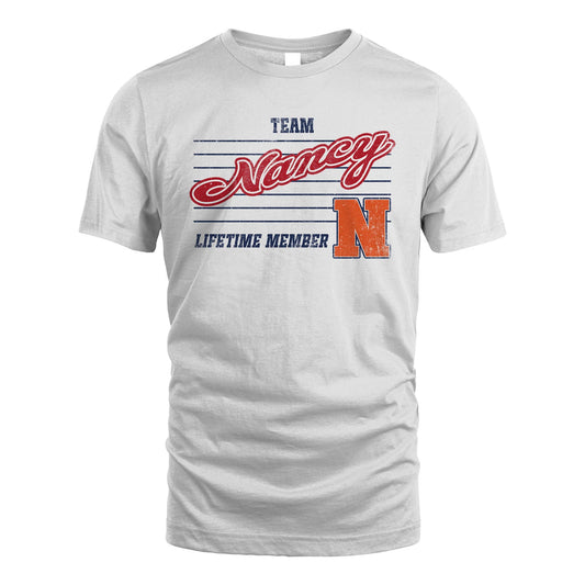 Team Your Name Lifetime Member Vintage Shirt NANCY M1-24