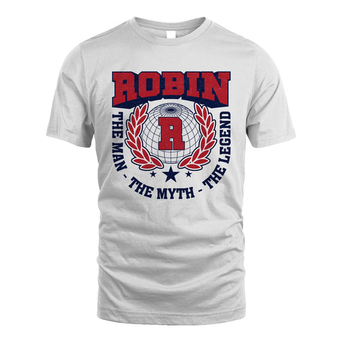 The Man The Myth The Legend Logo Shirt ROBIN M1-30
