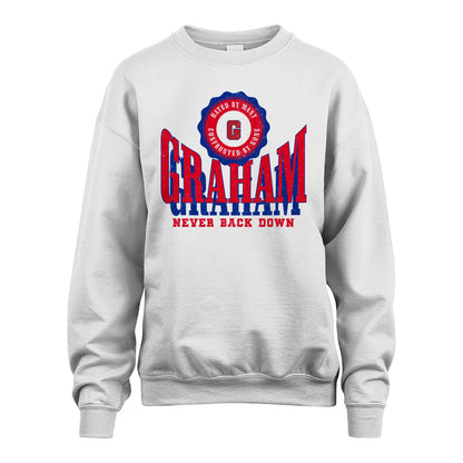 Your Name Never Back Down Shirt GRAHAM M1-33
