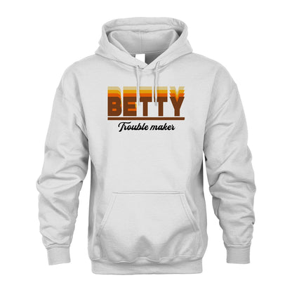 Your Name Trouble Maker Funny Shirt BETTY M1-34