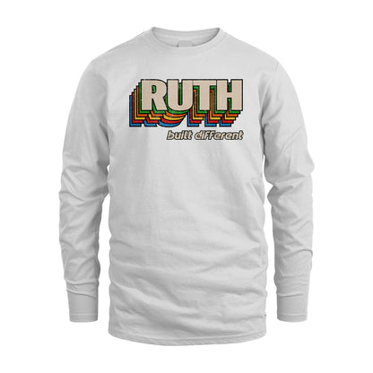 Your Name Built Different Retro Shirt RUTH M1-26