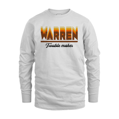 Your Name Trouble Maker Funny Shirt WARREN M1-34