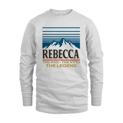 The Man The Myth The Legend Vintage Mountain Shirt REBECCA M1-19