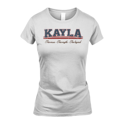 The Man The Myth The Legend Vintage Shirt KAYLA M1-6