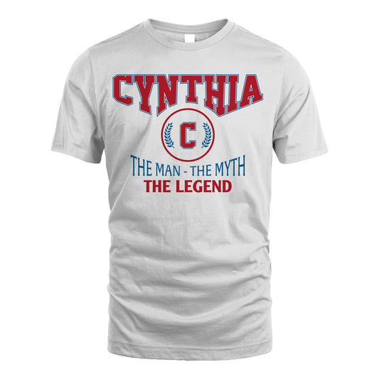 The Man The Myth The Legend Jet Style Shirt CYNTHIA M1-9