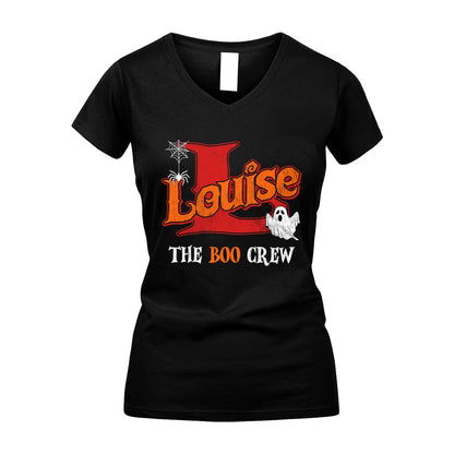 The Boo Crew Halloween Custom Name Shirt LOUISE M1-22