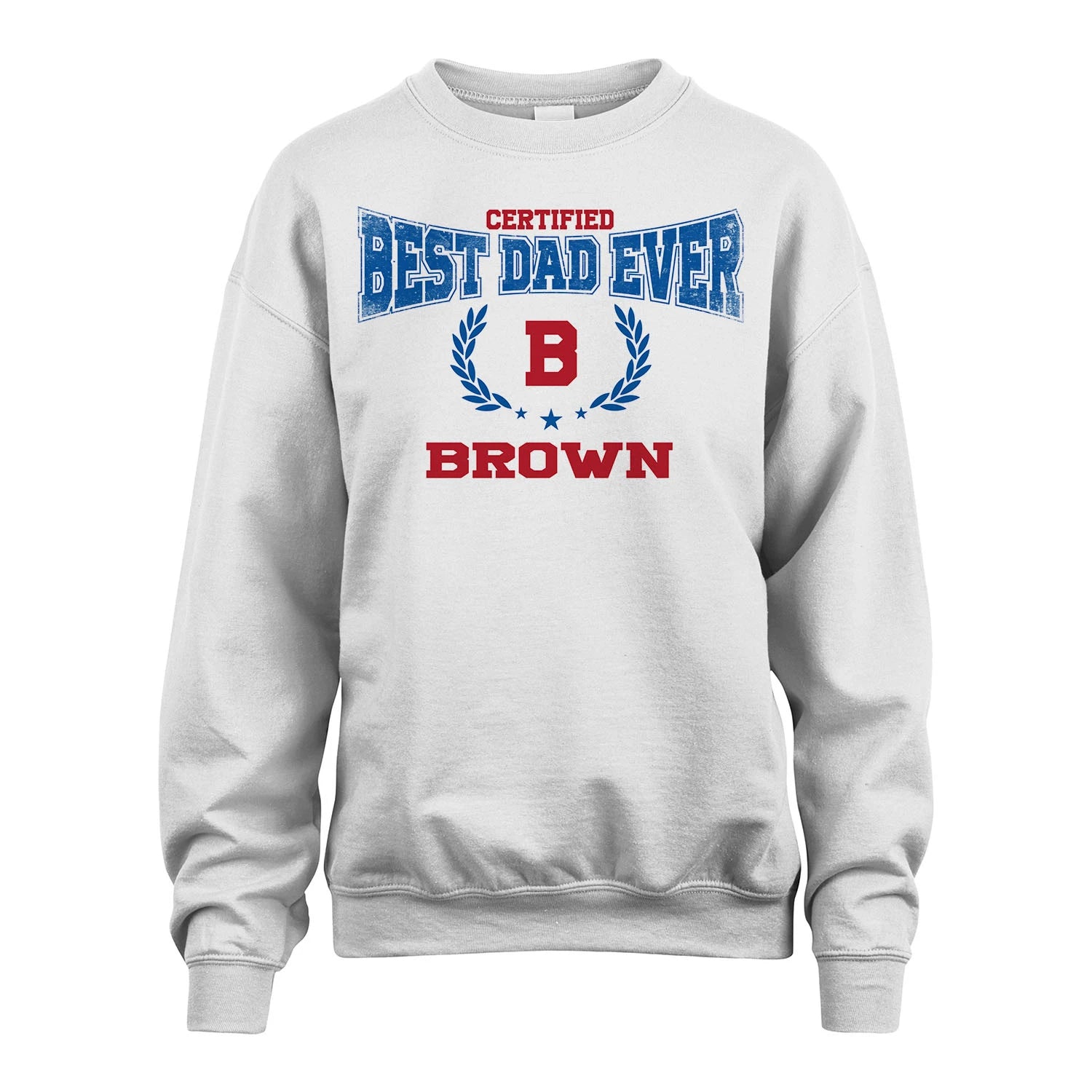 Certified Best Dad Ever Shirt BROWN M1-11
