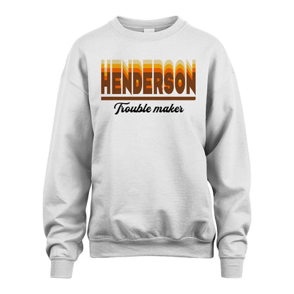Your Name Trouble Maker Funny Shirt HENDERSON M1-34