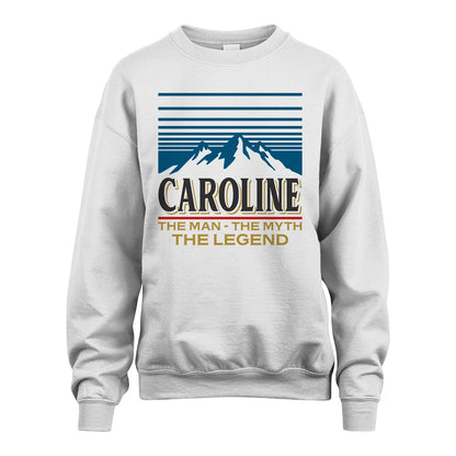 The Man The Myth The Legend Vintage Mountain Shirt CAROLINE M1-19