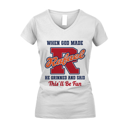 God Made Your Name Custom Shirt RAFAEL M1-16