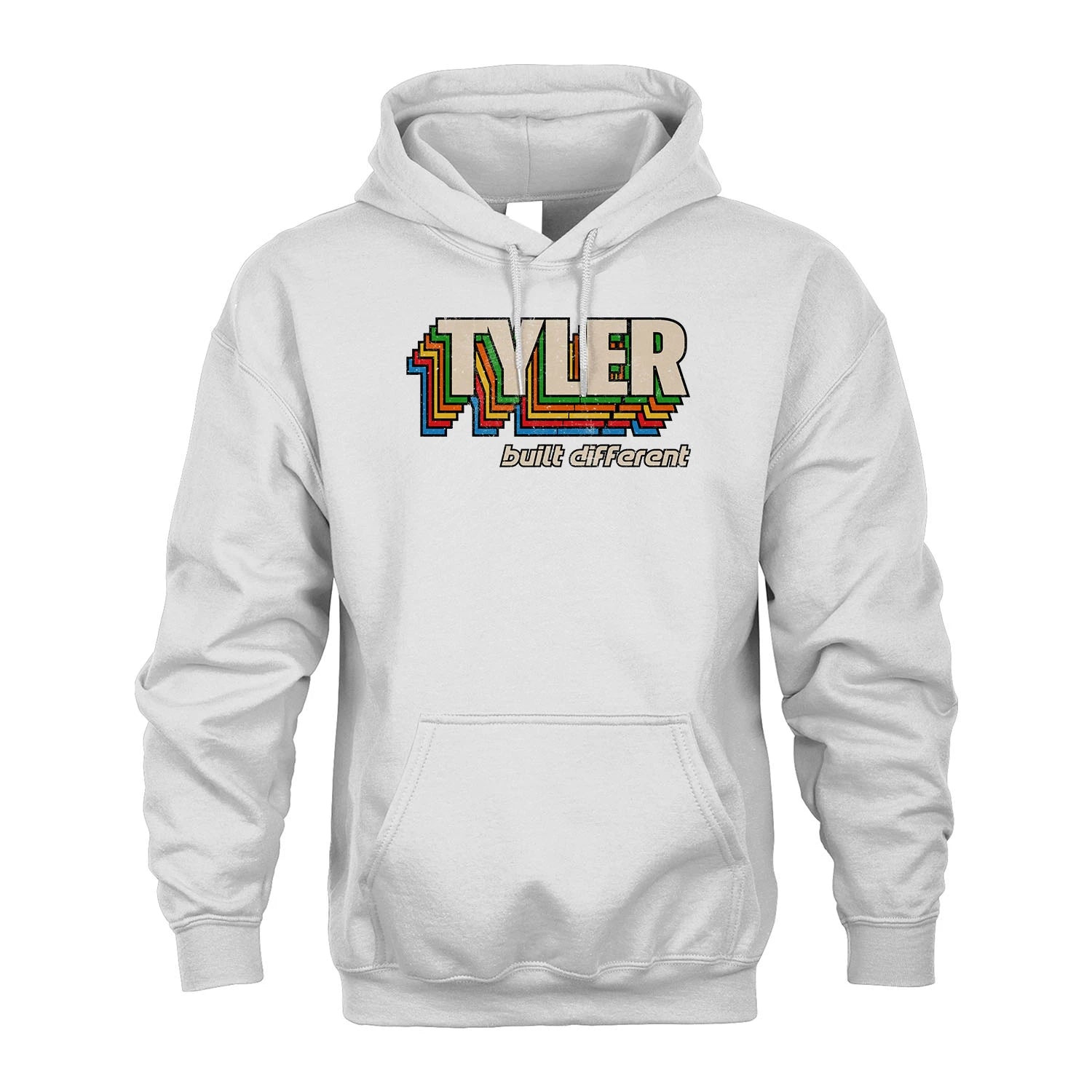 Your Name Built Different Retro Shirt TYLER M1-26