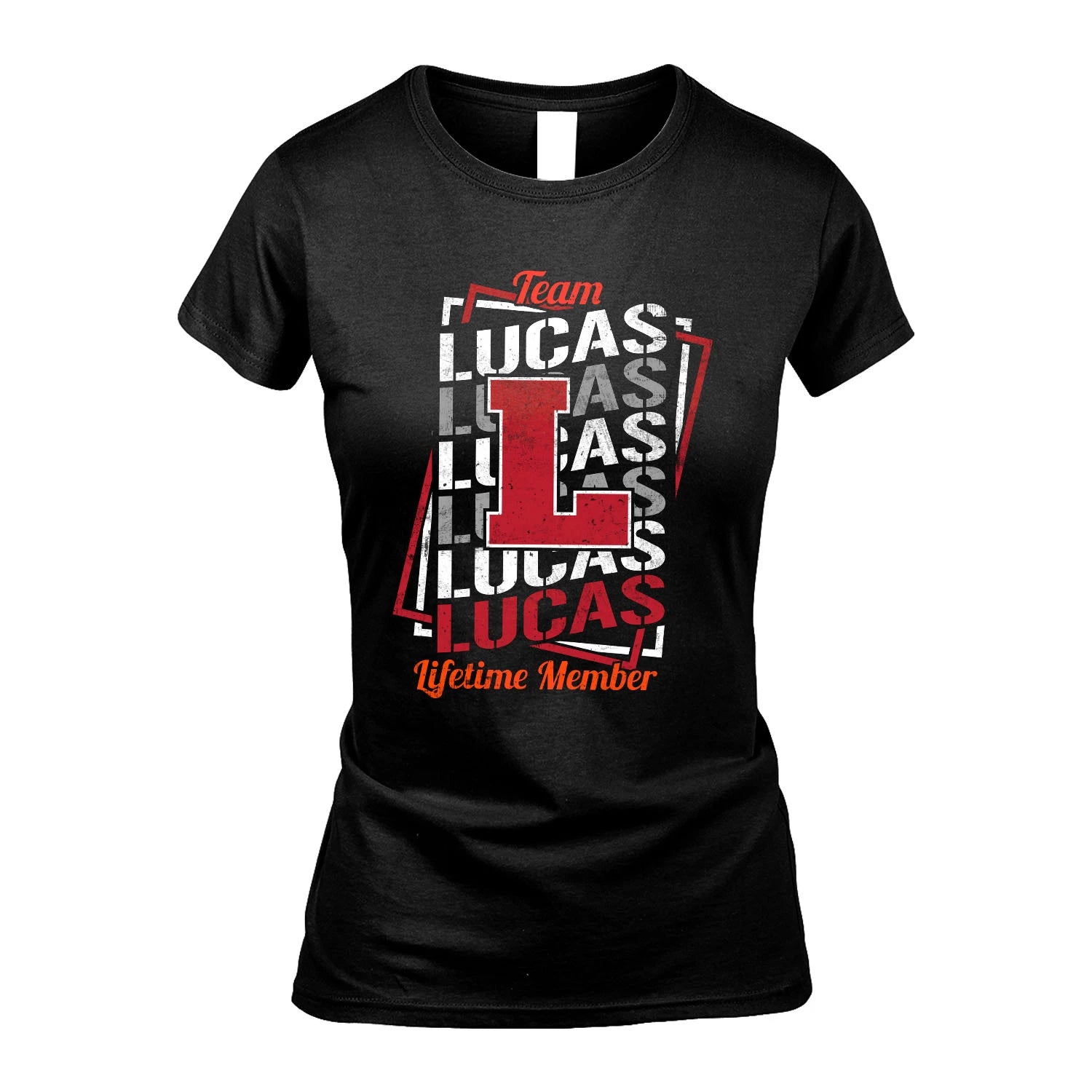 Team Your Name Lifetime Member Sporty Shirt LUCAS M1-25