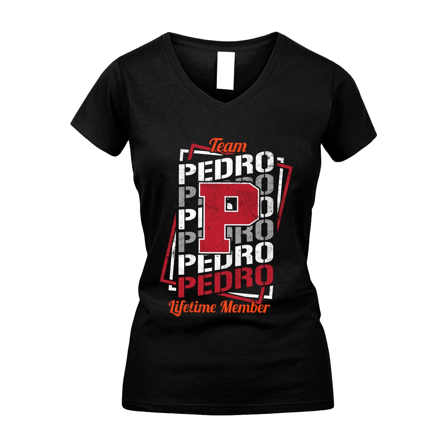 Team Your Name Lifetime Member Sporty Shirt PEDRO M1-25