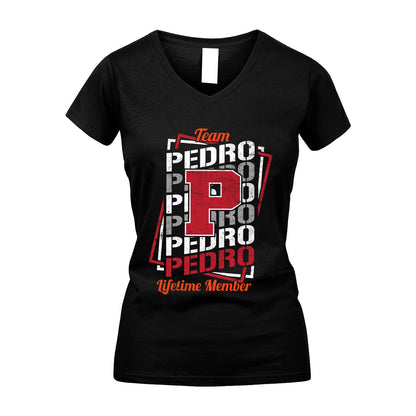 Team Your Name Lifetime Member Sporty Shirt PEDRO M1-25
