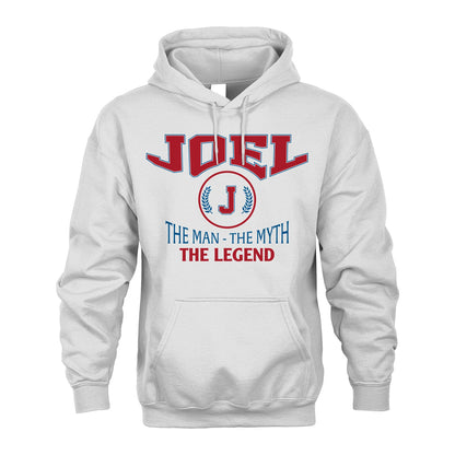 The Man The Myth The Legend Jet Style Shirt JOEL M1-9