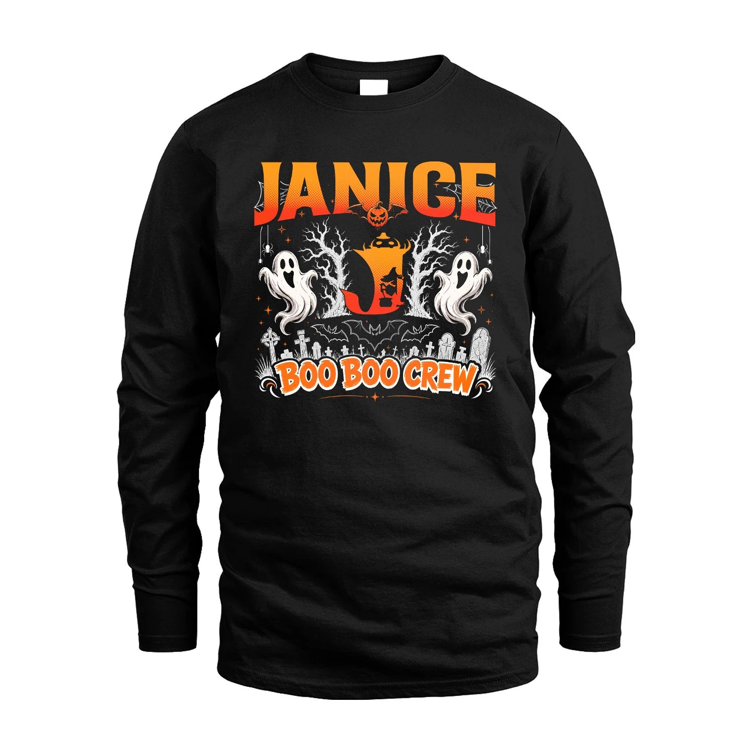 Boo Boo Crew Halloween Custom Name Shirt JANICE M1-28