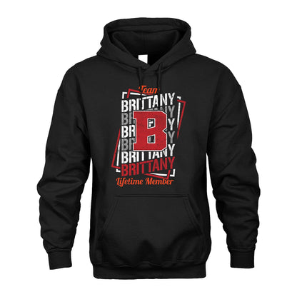 Team Your Name Lifetime Member Sporty Shirt BRITTANY M1-25