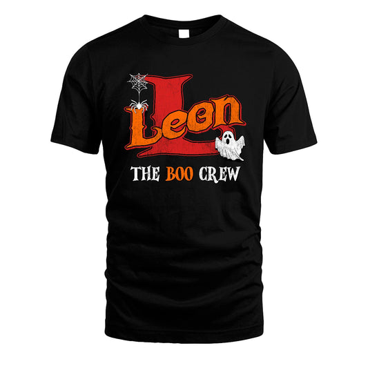 The Boo Crew Halloween Custom Name Shirt LEON M1-22