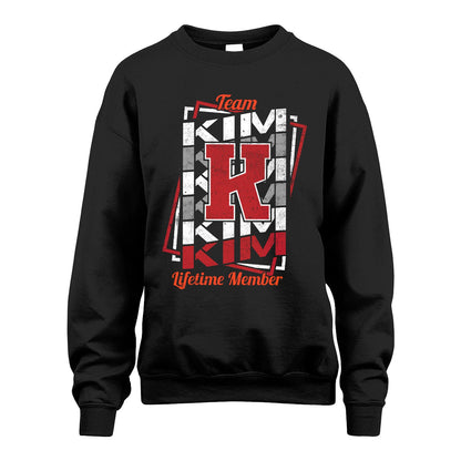 Team Your Name Lifetime Member Sporty Shirt KIM M1-25
