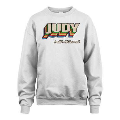 Your Name Built Different Retro Shirt JUDY M1-26