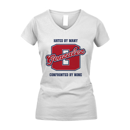 Hated By Many Confronted By None Personalized Name Shirt GONZALEZ M1-8