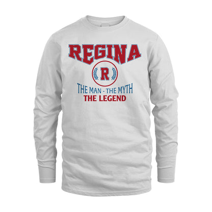 The Man The Myth The Legend Jet Style Shirt REGINA M1-9