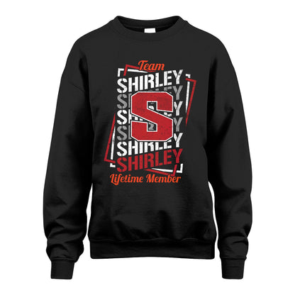 Team Your Name Lifetime Member Sporty Shirt SHIRLEY M1-25