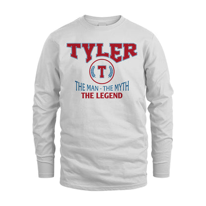 The Man The Myth The Legend Jet Style Shirt TYLER M1-9