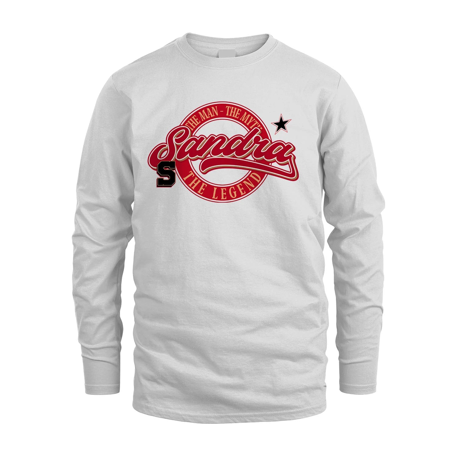 The Man The Myth The Legend Sporty Shirt SANDRA M1-14