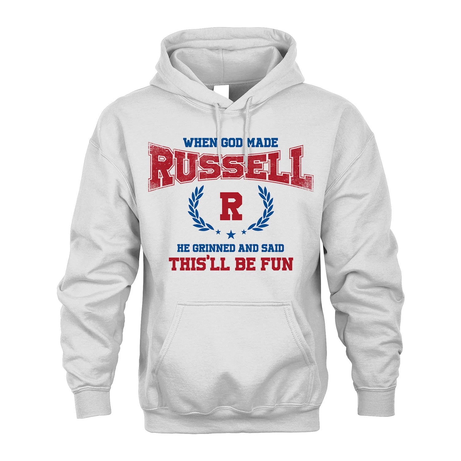 When God Made He Grinned And Said This'll Be Fun Shirt RUSSELL M1-12