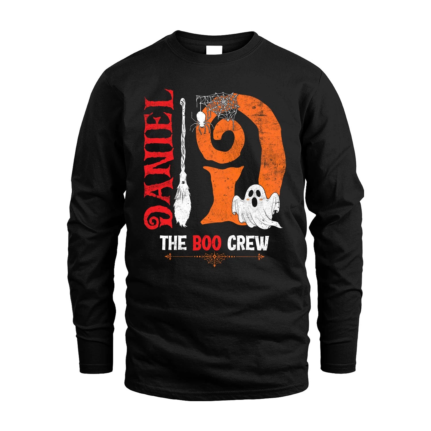 The Boo Crew Halloween With Your Name Shirt DANIEL M1-23